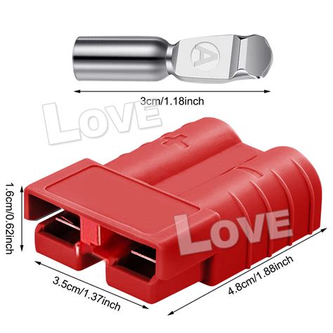 X Anderson Style Plug Connectors Caravan Mounting Dc V V