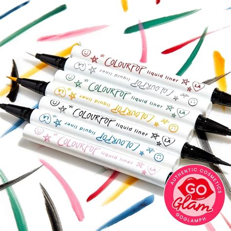 Colourpop Bff Liner Liquid Eyeliner In Black White Red Pink Violet Wine Nude Color Shopee