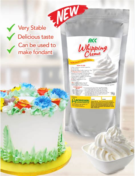 ACC Whipping Creme Non Dairy Cream Paste 1kg Lazada PH