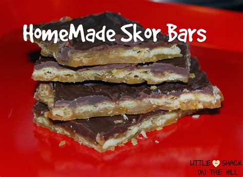 Little Shack On The Hill Homemade Skor Bars Super Easy