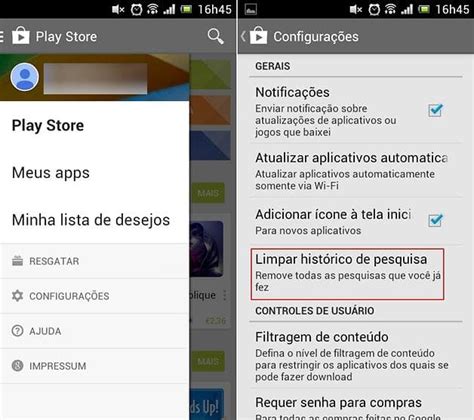 Como Apagar O Histórico Do Play Store