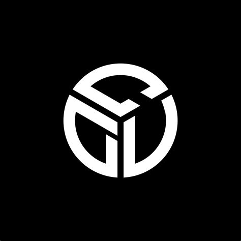 CDU letter logo design on black background. CDU creative initials