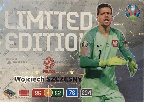 Wojciech Szczesny Limited Edition Euro Football Cards Direct