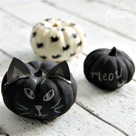 Calling All Cat Lovers These No Carve Black Cat Pumpkins Are The Perfect Halloween Craft For