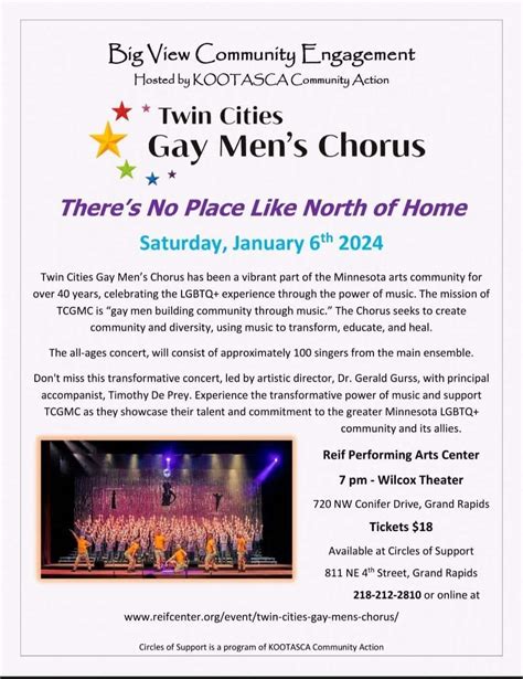 Twin Cities Gay Mens Chorus Visit Grand Rapids