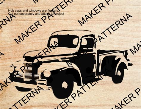 Vintage Truck Scroll Saw Pattern – Maker Patterns