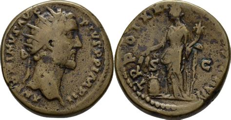 R Mische Kaiserzeit Dupondius Antoninus Pius Ss Ma Shops