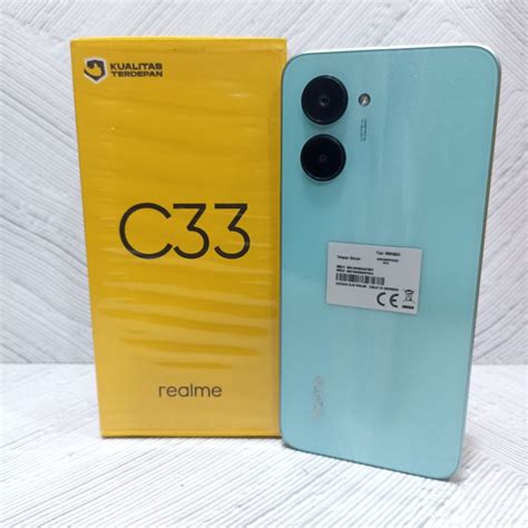 Jual Realme C33 4/128 GB Handphone Second Bekas Fullset | Shopee Indonesia