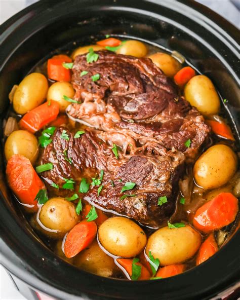 Easy Slow Cooker Pot Roast | Classic Recipe with Potatoes & Carrots