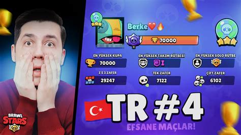 70 000 KUPA HAYATSIZLIĞI Brawl Stars YouTube