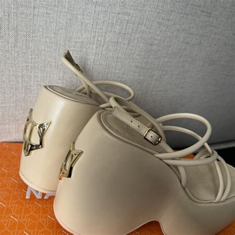 Naked Wolfe Leather Slingback Sandals Neutral Depop