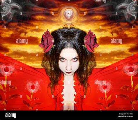 Creative Conceptual Self Portrait Stock Photo Alamy
