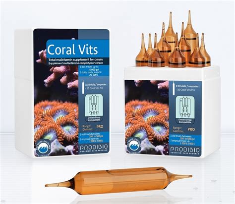 Prodibio Coral Vits (10 больших ампул) жиро и водорастворимые витамины ...