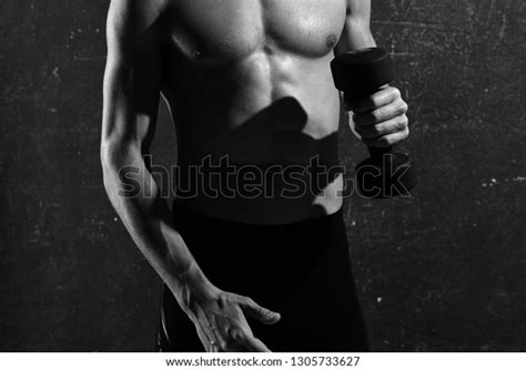 Muscled Male Athlete Nude Muscular Body Stock Photo 1305733627 Shutterstock