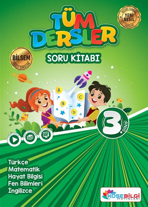 KÖŞEBİLGİ YAYINLARI 3 SINIF 3 Sınıf Tüm Dersler Soru Bankası