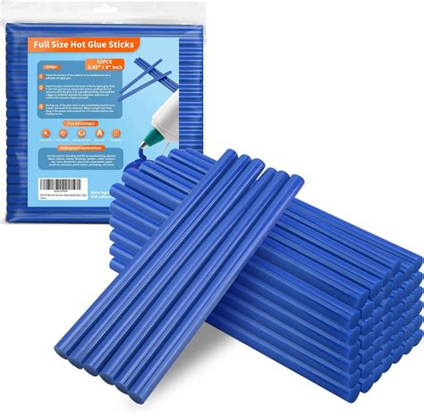 Amazon MATUFF Blue Hot Glue Sticks Full Size 0 43 Dia X 8 Long