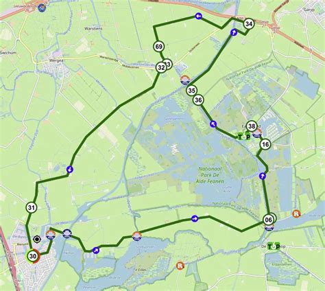 Fietsroute De Alde Feanen De Fietssite Nl Fietsroutes