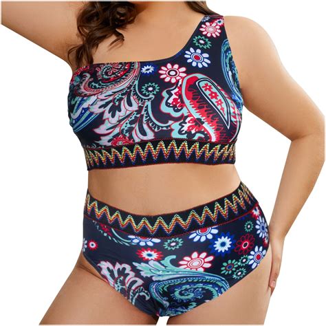 Fdgiu Plus Size Bikini High Waisted Bikini Women S Swimsuit Swimsuit Plus Oversized Swimsuit