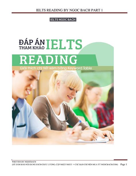 Ielts Reading By Ngoc Bach Part Written By Ngocbach Written By