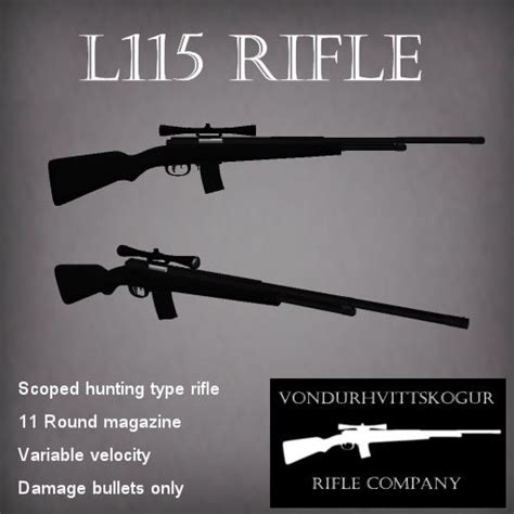 Second Life Marketplace - L115 Rifle [Boxed]