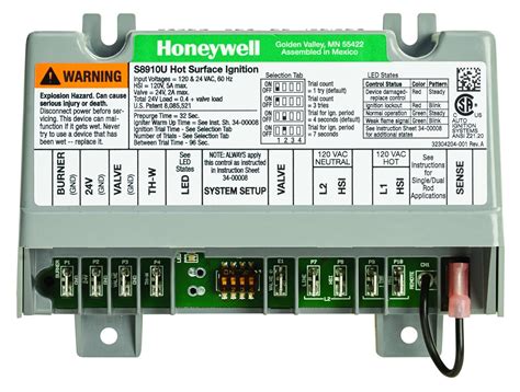 Honeywell S8610u Wiring Diagram