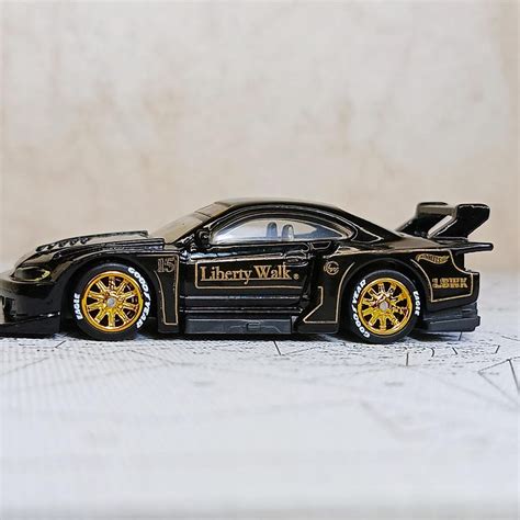 Hot Wheels LB Super Silhouette Nissan Silvia S Custom With Real Rubber Tires Scale Model