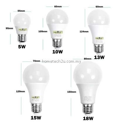 Cosgo Led Bulb E With Sirim Light Bulb W W W W W K