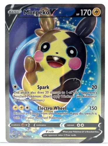 Morpeko V Sword Shield Full Art Ebay