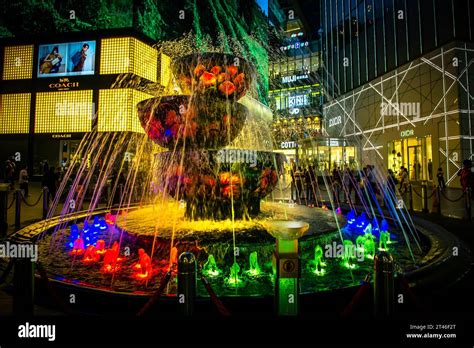Pavilion Crystal Fountain At The Bukit Bintang Entrance Of Pavilion