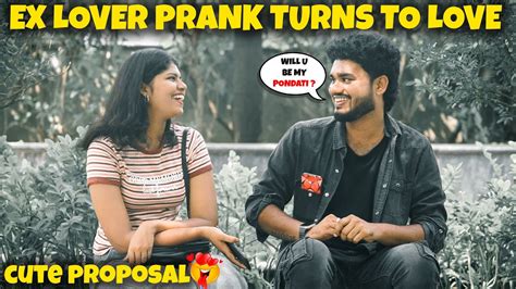 Ex Lover Prank On Cute Girl🥰cute Proposal💕 Nellai360 Youtube