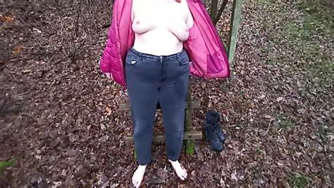 Naked Pussy Spanking In The Woods Punishment Porn Feat Bouncy Tits Action By FapHouse XHamster