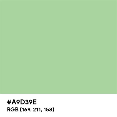 Pistachio Green Color Hex Code Is A9d39e