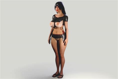 Hentai D Curvy Woman Fully Rigged D Model In Woman DExport