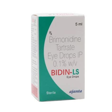 Bidin Brimonidine Eye Drops, Packaging Size: 5 ml at ₹ 230/piece in Nagpur