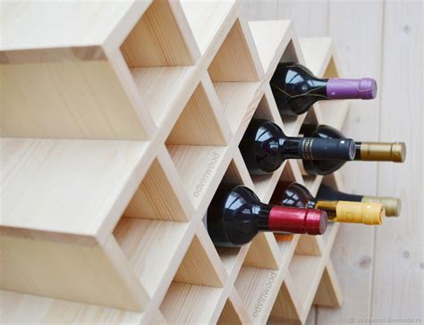 Винная полка на кухне - 68 фото