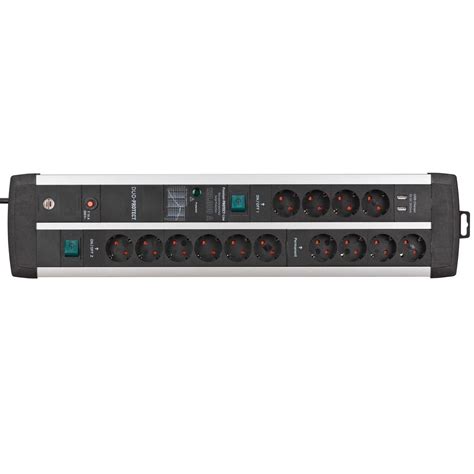 Brennenstuhl Premium-Protect-Line Stekkerdoos, 14-voudig, met 2x ...