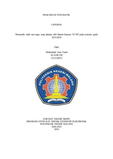 Laporan Pneumatik Amy Pdf