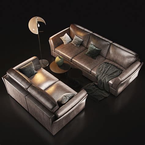 Sofá Natuzzi Lilium Var Modelo 3d 8 Fbx Max Obj Free3d