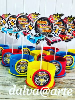Centro De Mesa Hot Wheels Elo Produtos Especiais