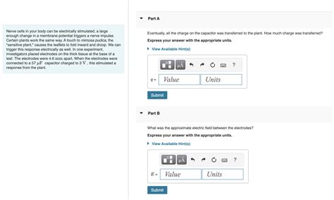 Solved Nerve cells in your body can be electrically | Chegg.com