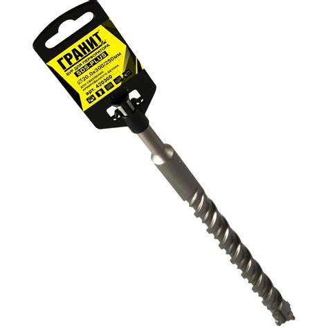 Бур SDS-plus 20,0х300/250 Quadro-X ГРАНИТ — купить в Санкт-Петербурге ...