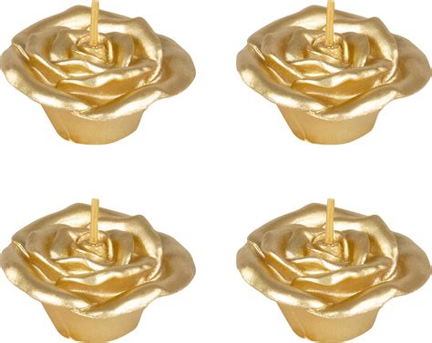 Amazon.com: Mega Candles 12 pcs Unscented Ivory Floating Rose Petals