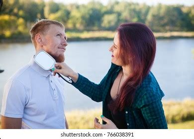 Transgender Woman Her Gay Son Holding Stock Photo Shutterstock