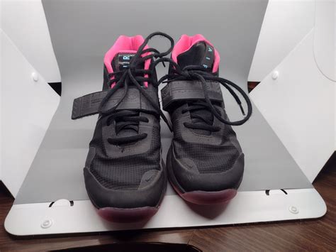 Nike Mens Air Force Max Basketball Shoes Black Pink A… - Gem