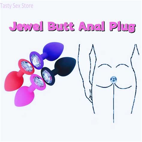 Tastysex Medical Silicone Jewel Butt Anal Plug For Women Adult Sex Toy For Girl Shopee Philippines