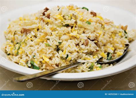 Fried Rice Noodles With Shrimp Royalty Free Stock Photo