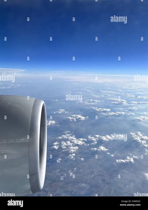 Clouds from airplane Stock Photo - Alamy