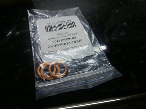 A007603014106 УПЛОТНИТЕЛЬНОЕ КОЛЬЦО Mercedes | Запчасти на DRIVE2