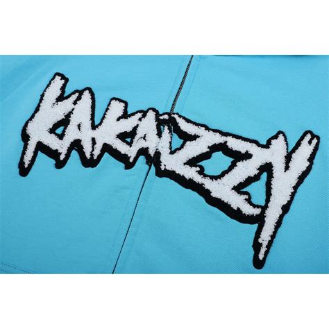 kakazzy Full Zip Hoodie Blue