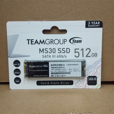 Jual Ssd 512gb Team Group Ms30 M2 Sata3 Kota Tangerang Cs New